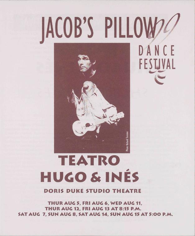 Teatro Hugo And Ines Performance Program 1999