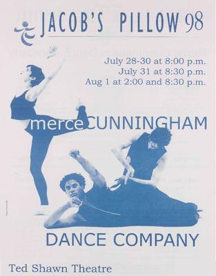 Merce Cunningham Dance Company Performance Program