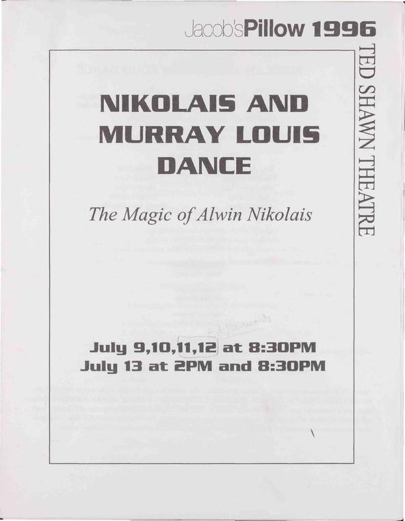 Nikolais and Murray Louis Dance Performance Program