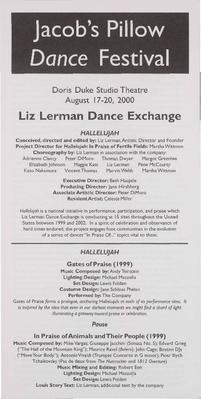 Liz Lerman Dance Exchange Performance Program 2000
