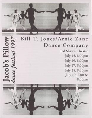 Bill T. Jones / Arnie Zane Dance Company Program 1997