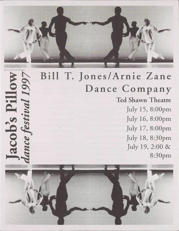 Bill T. Jones / Arnie Zane Dance Company Program 1997