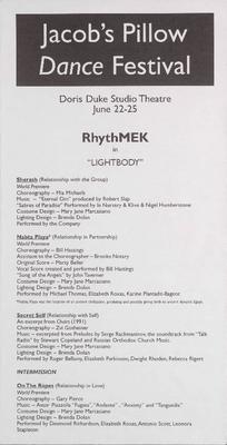 Rhythmek Performance Program 2000