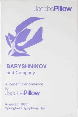 Baryshnikov And Company Performance Program 1985