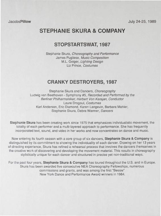 Stephanie Skura and Company Performance Program