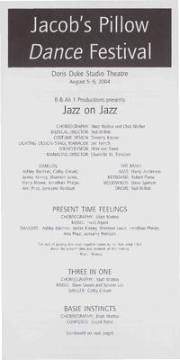 8 And Ah 1: Jazz on Jazz Program 2004