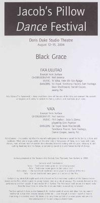 Black Grace Performance Program