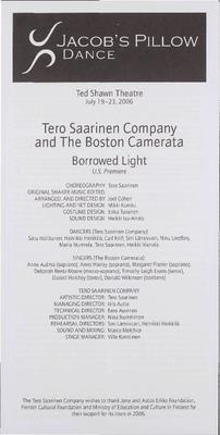 Tero Saarinen Company Performance Program