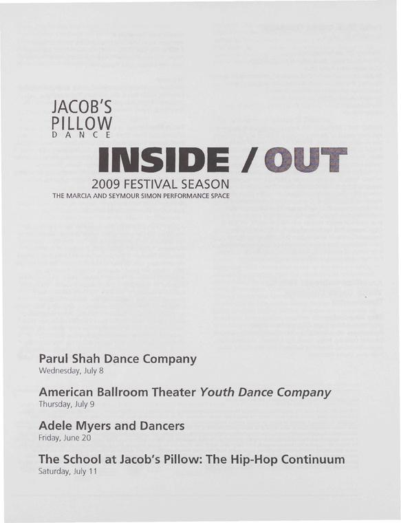 Inside/Out Performance Program 2009