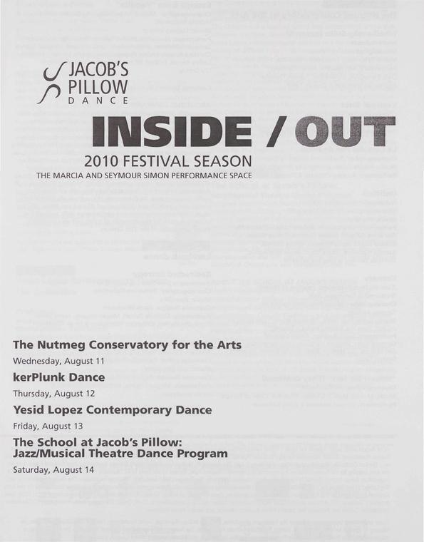 Inside/Out Performance Program 2010