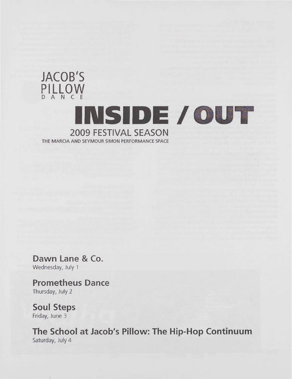 Inside/Out Performance Program 2009