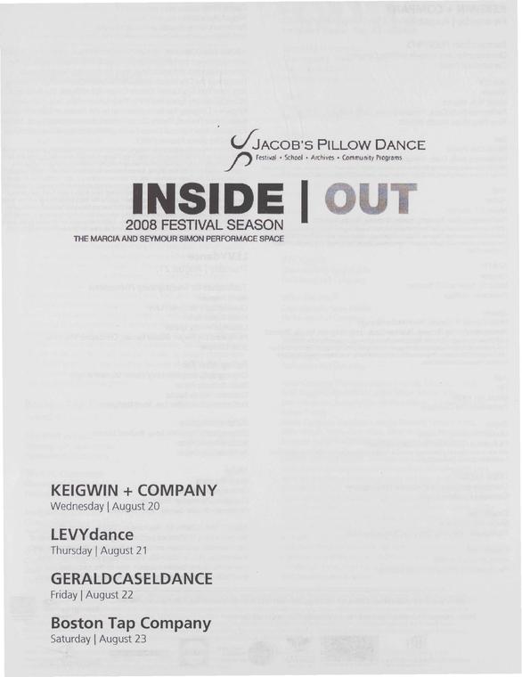 Inside/Out Performance Program 2008