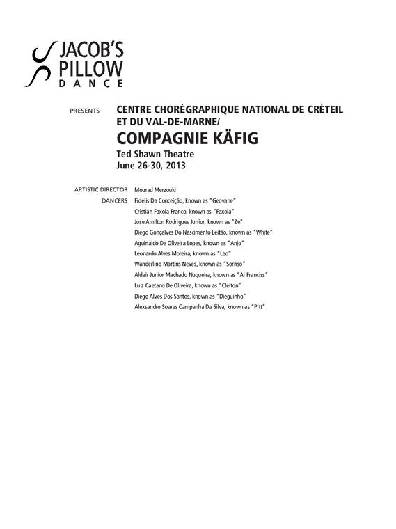 Companie Kafig Performance Program 2013