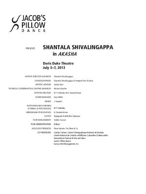 Shantala Shivalingappa Performance Program 2013