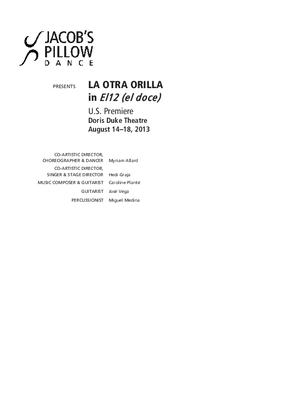 La Otra Orilla Performance Program 2013