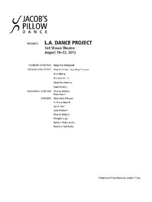 L.A. Dance Project Performance Program 2015