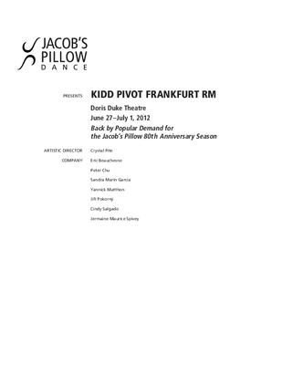 Kidd Pivot Performance Program 2012