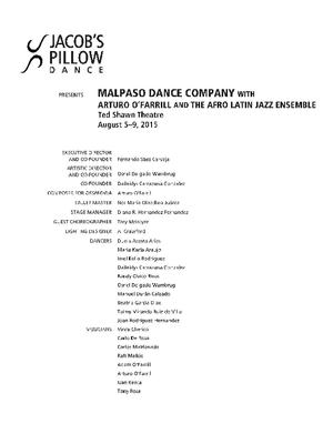 Malpaso Performance Program 2015