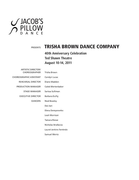 Trisha Brown Dance Company