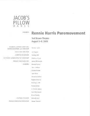 Rennie Harris Puremovement Program 2009