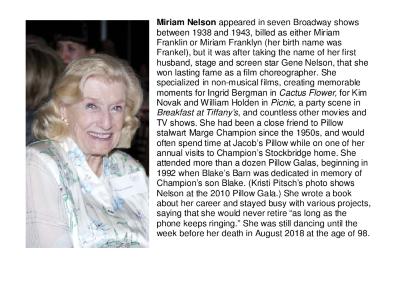 Miriam Nelson