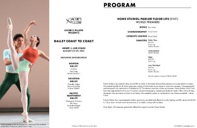 Ballet Coast to Coast Program 2021