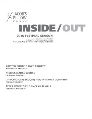 Inside/Out Performance Program Week 10 2015