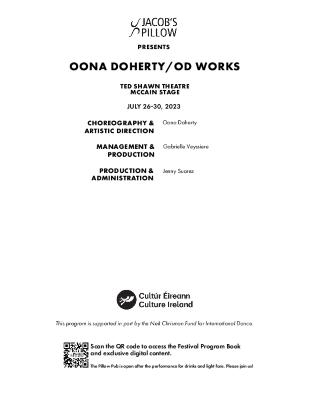 Oona Doherty/OD Works Program 2023